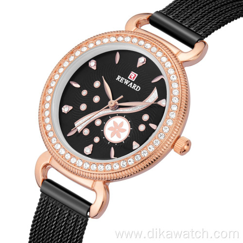 REWARD RD22004L Watch Quartz ladies Watches Top Brand Chic Luxury Female Stainless steel Wrist Women Watch Girl Clock Relojes